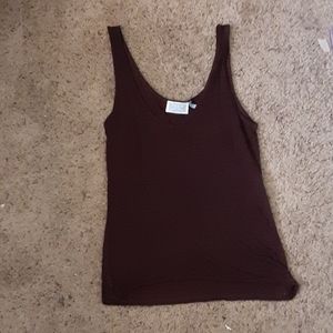 Brown tank top